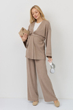 Костюм для беременных 18236 какао меланж