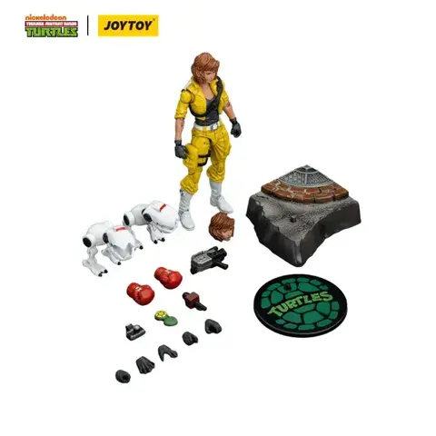 Фигурка Эйприл Онил масштаб 1/18 Черепашки Ниндзя JoyToy