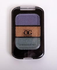 OG-Y6604 Тени для век трёхцветные тон 05 слива-т.золото-изумруд шиммер,TRIO EYESHADOWS URBAN LIGHTS