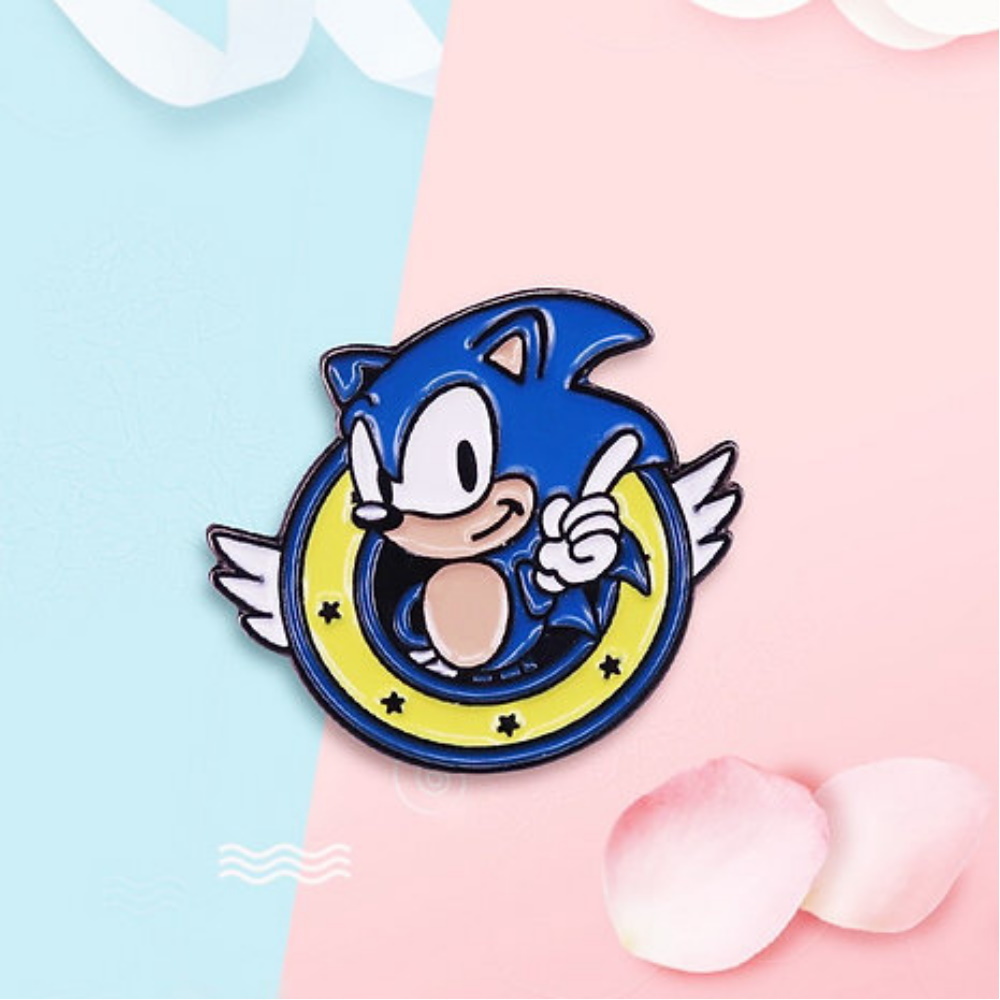 Значок Ёж Соник, Sonic the Hedgehog, р-р 3х3,5 см 59894 – купить по цене  250 ₽ в интернет-магазине ohmygeek.ru