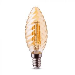 Лампа светодиодная, филамент V-TAC, E14, 4 Вт, 2200К, SKU 7115