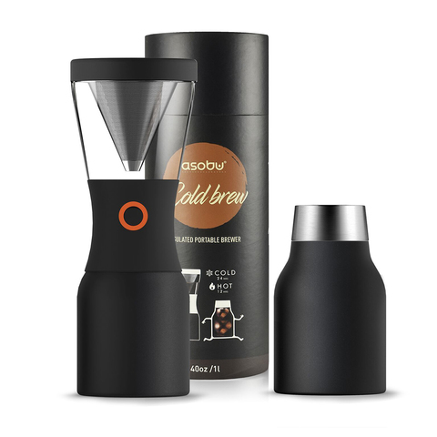 Кофеварка портативная Asobu Cold Brew (1 литр), черная