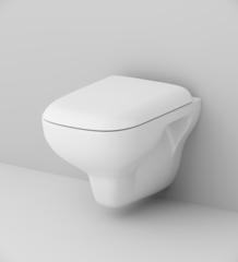 Унитаз подвесной, безободковый, с сиденьем AM.PM  Like - C801700SC