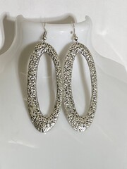 Облака (серьги из ювелирного сплава)