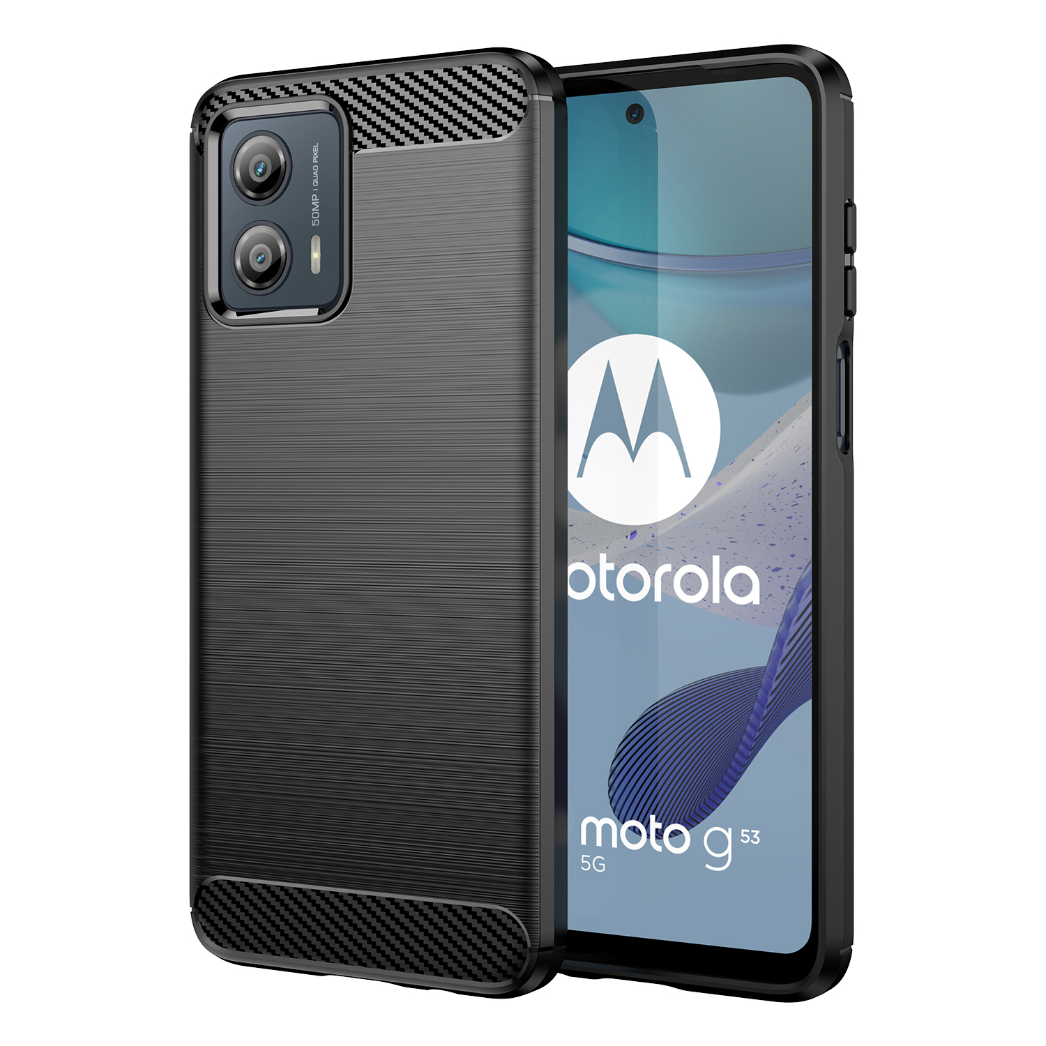 ✓ Защитный чехол в стиле карбон для смартфона Motorola Moto G53 5G, серия  Carbon от Caseport - купить по отличной цене 🤑 в интернет магазине  caseport в Москве и СПб