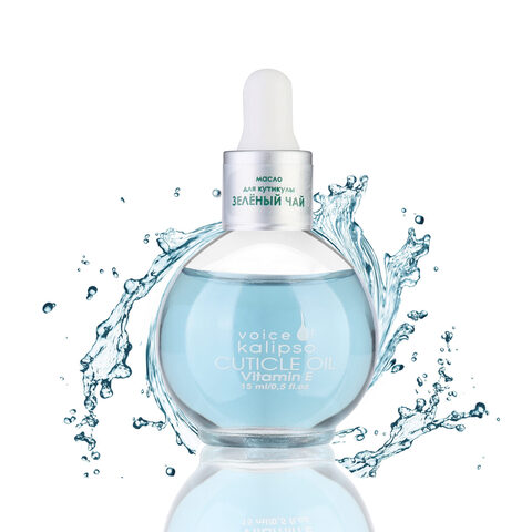 Voice of Kalipso Масло для кутикулы, 15 мл, «Зеленый чай»