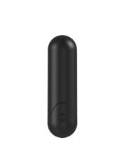 Черная перезаряжаемая анальная пробка №08 Cone-shaped butt plug - 13,5 см. - 