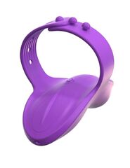 Фиолетовая вибронасадка на пальцы Finger Vibe - 