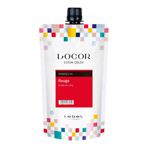 Lebel Locor Serum Color Rouge - Оттеночный краситель-уход Красный