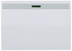 СВЕТОЗАР Эффект, без вставки и рамки, одноклавишный выключатель (SV-54438-W)