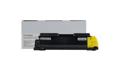 Тонер-картридж F+ imaging, желтый, 5 000 страниц, для Kyocera моделей FS-C5250DN/C2026MFP (аналог TK-590Y /1T02KVANL0), FP-TK590Y