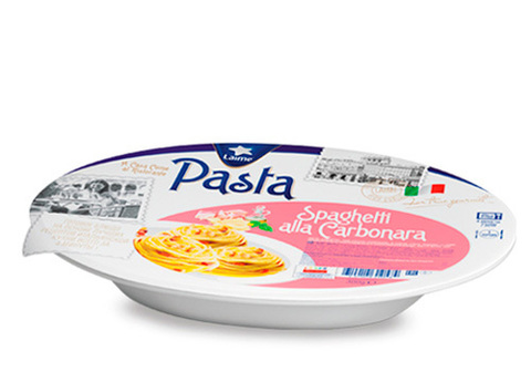 Спагетти под соусом "Карбонара" и сыром "Грана Падано", 300г