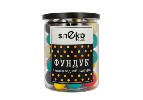 Фундук в цветной шоколадной глазури Sneko Gold, 230г