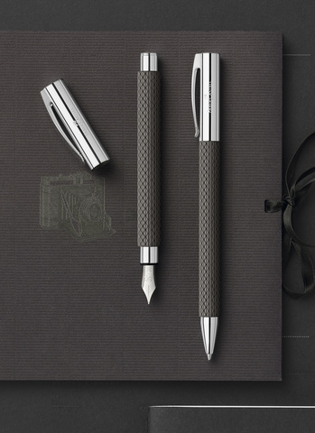Перьевая ручка Faber-Castell Ambition OpArt Black Sand перо M