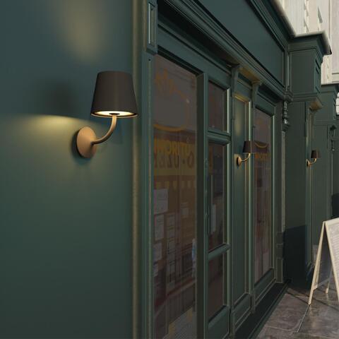 Уличный настенный светильник Odeon Light Elin 4608/7WL
