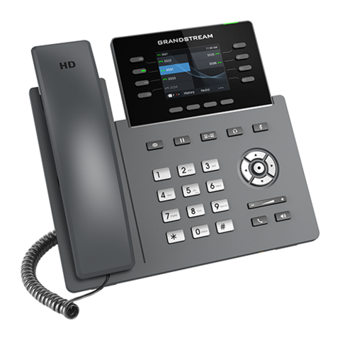 Grandstream GRP2624 - IP телефон. 4 SIP аккаунта, 8 линий, цветной LCD (2,8