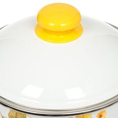 Кастрюля сталь, эмал, 3 л, с крыш, Сиб товары, Весна, 1MD181M, индукц