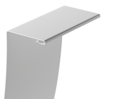 Универсальный околооконный профиль 89/254мм Docke Пломбир 3,0м