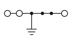 PTS 1,5/S-TWIN-PE-Заземляющая клемма