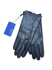 Перчатки.Женские.Кожаные.Люкс качества. Подклад: трикотаж-шерсть.5 шт в упаковке.