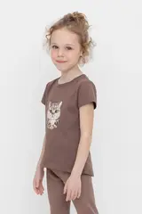 фуфайка  для девочки  КР 302604/капучино к511