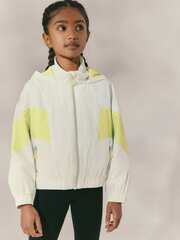 Куртка непромокаемая с капюшоном для девочки Next E33-632, Белый