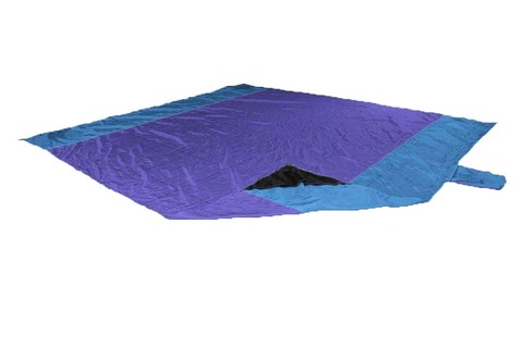 Картинка пляжное покрывало Ticket to the Moon Beach Blanket Purple/Light Blue - 1