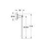 Полотенцедержатель Grohe Essentials Authentic 40655001