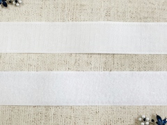 Велкро/липучка комплект, ш. 4 см, белый