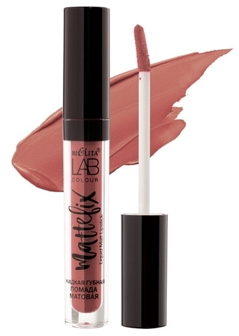 LAB colour Помада губная жидкая матовая MATTEFIX 305 Spiced Coral 2,6 мл Белита