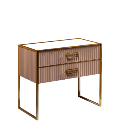 Boheme Monaco 867-100-CPG Тумба, цвет: капучино глянец, золото