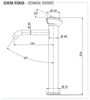 Remer ET11LXLDO Смеситель для раковины высокий
