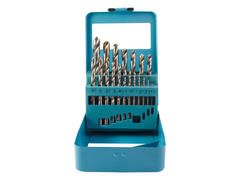 36-8-302 Набор сверл  по металлу 1,0-10,0 мм, заточка 118o, HSS, 19 предметов, металлический бокс (РемоКолор)