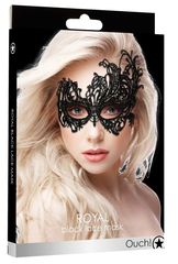 Черная кружевная маска ручной работы Royal Black Lace Mask - 