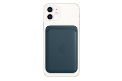Карман-Чехол для телефона APPLE iPhone Leather Wallet with MagSafe - Baltic Blue (MHLQ3ZM/A)