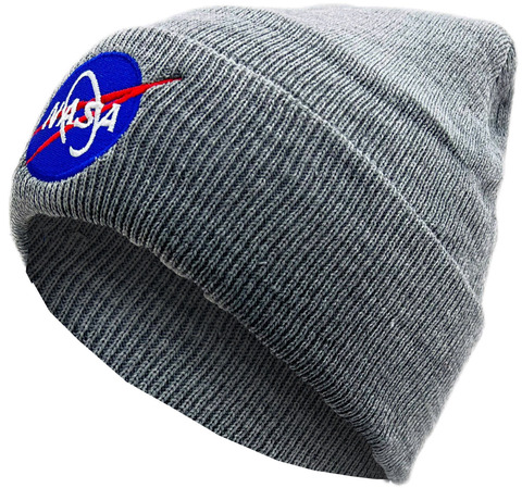 Картинка шапка вязаная Skully Wear beanie nas grey - 3