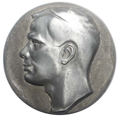 Настольная медаль Ю. А. Гагарин. СССР. 1961 г. VF-XF