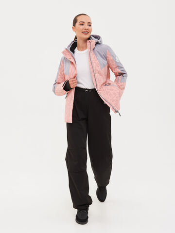 Женская горнолыжная куртка BATEBEILE розового цвета