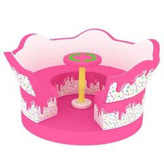 Карусель механическая ракушка "Крем розовый" (140х140х100 см)