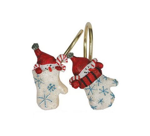 Набор из 12 крючков для шторки Blonder Home Warm Winter Wishes