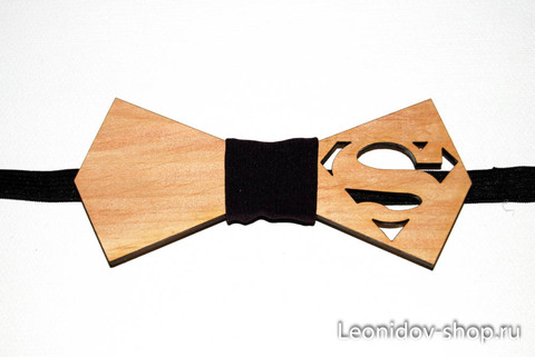 Деревянный галстук- бабочка 