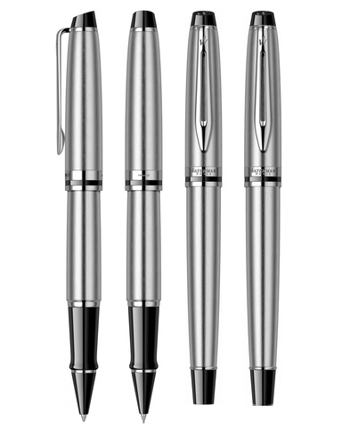 Ручка-роллер Waterman Expert Essential , St. Steel CT (S0952080)