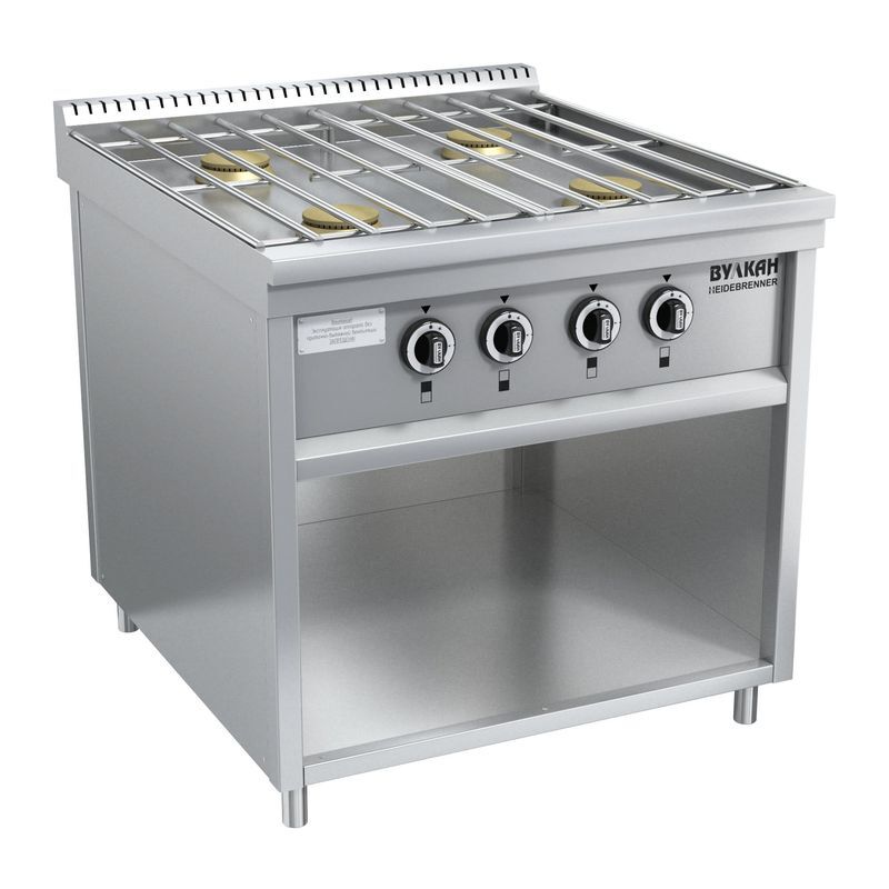 ПЛИТА ГАЗОВАЯ ВУЛКАН-HEIDEBRENNER ПРГ-IIА-4М STANDART СЕРИЯ 900,АРТ.822409