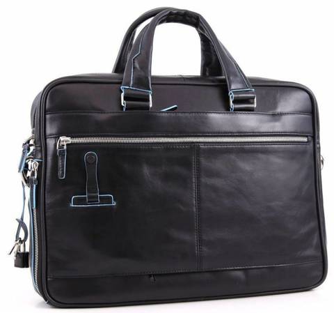 Сумка Piquadro Blue Square, чёрный, кожа натуральная (CA2849B2/N)