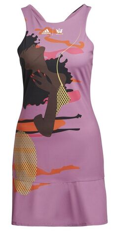 Платье теннисное Adidas Tennis New York Y Dress - semi/pulse/liliac