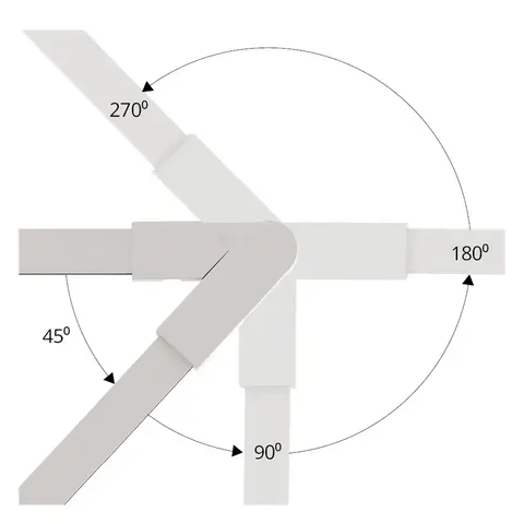 Коннектор поворотный для накладного шинопровода Arte Lamp RAPID A613833R