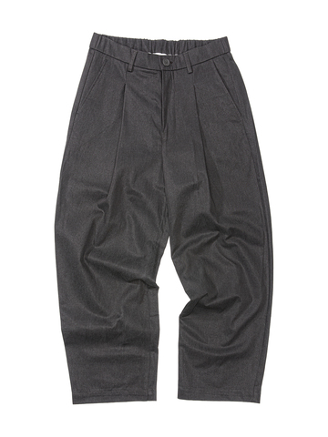 Брюки с защипами из лиоцелла и хлопка 