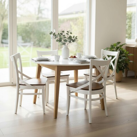 Обеденная группа "стол Арко + стулья Бревис"