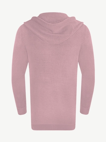 Кардиган с капюшоном из мягкой шерсти