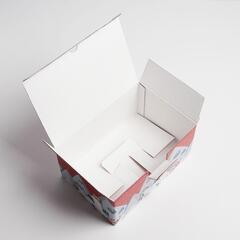 Коробка сборная одиночная Прямоугольник, «Счастливого Нового года», 22*15*10 см